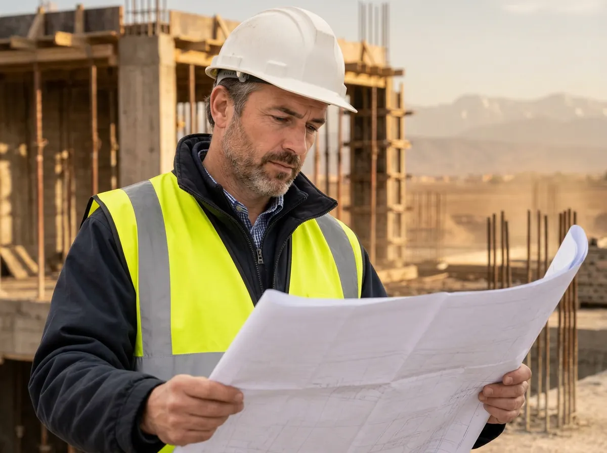 An engineer on a site visit