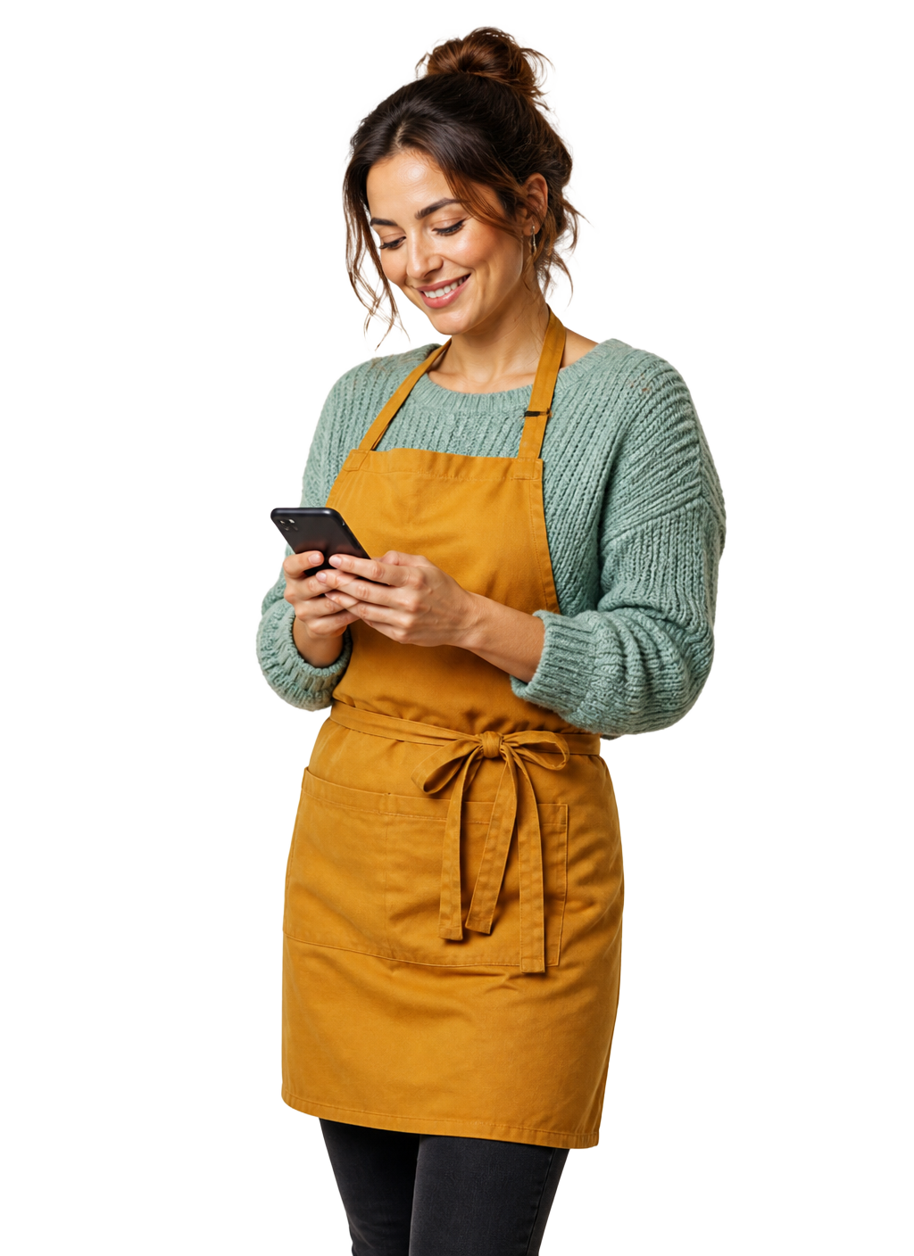 A finance manager reconciling one simple monthly mobile invoice.