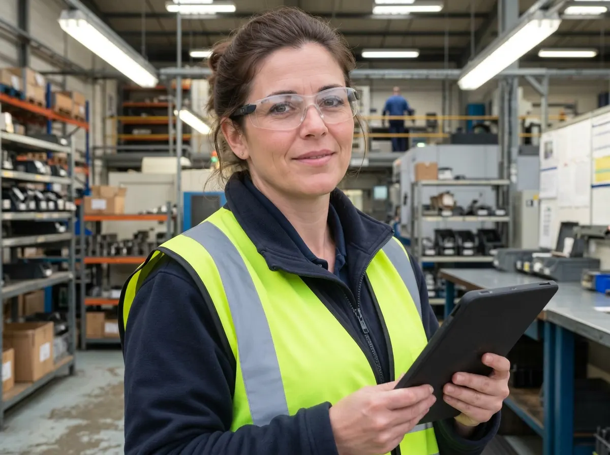 A buyer on a supplier visit